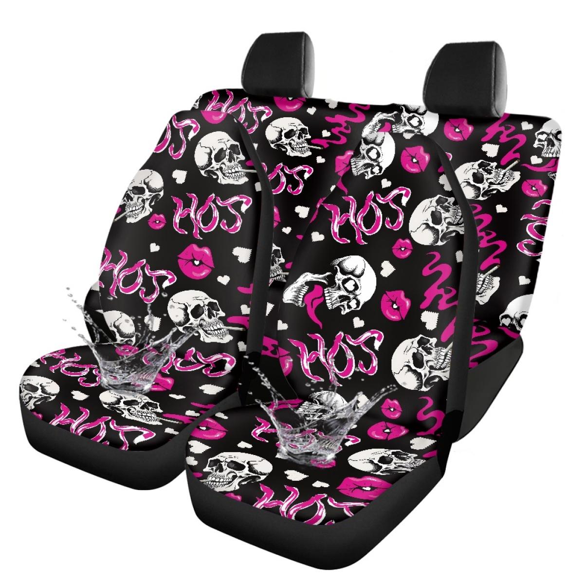 

Waterproof Car Seat Covers Digital Abstract Pattern Print Airbag Compatible Front Rear Seat Covers Full Set Fit Most Vehicles onesize