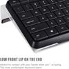 Ergonomic Design Acrylic Keyboard Stand Tilted Keyboard Tray Computer Keyboard Holder  Office Desk