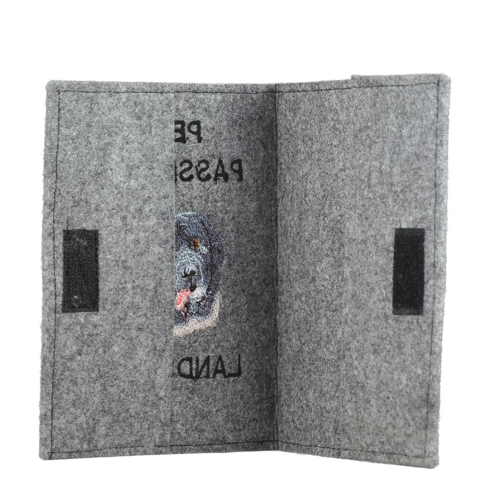 Landseer - Dog Passport Case, Document Case, Gift for the Traveller from the Art-Dog Brand