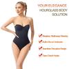 Plus Size Strapless Underwire Body Shaper: Seamless Waist & Abdomen Slimming Underwear for Special Occasion Dresses