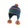 Ethnic Style Handmade Retro Knitted Ear Protection Flying Hat Men's and Women's Autumn and Winter Splicing Warm Versatile Wool Hat