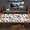 Mr. Men Little Miss Large Size Mouse Pad Large Gaming Table Cushion Non-slip Laptop Tablet Big Mousepad XXL Mat Mini PC Playmat With Lock edge