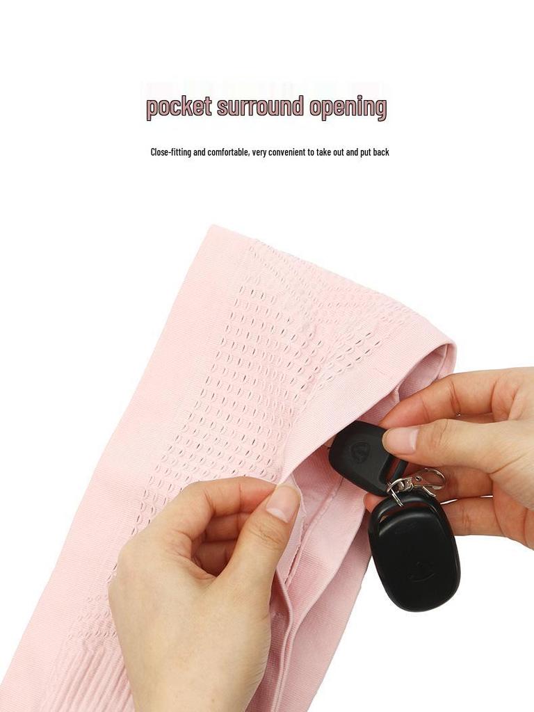 Breathable Anti-Slip Waist Bag for Running, Hiking, Fitness - Unisex, Knitted, Multifunctional & Invisible