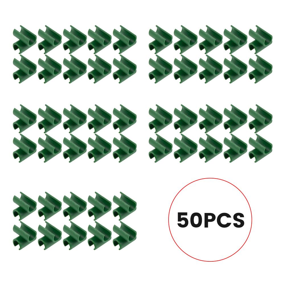 Plant Buckle 50pcs Connectors Strong Climbing Vegetables Fruits Fixed Garden Poles Sun Protection Pole Connectors