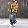 Loose Plus Size Harem Jeans Women's Spring Fat Mm Carrot Pants All-match Casual Bloomers Trendy Style