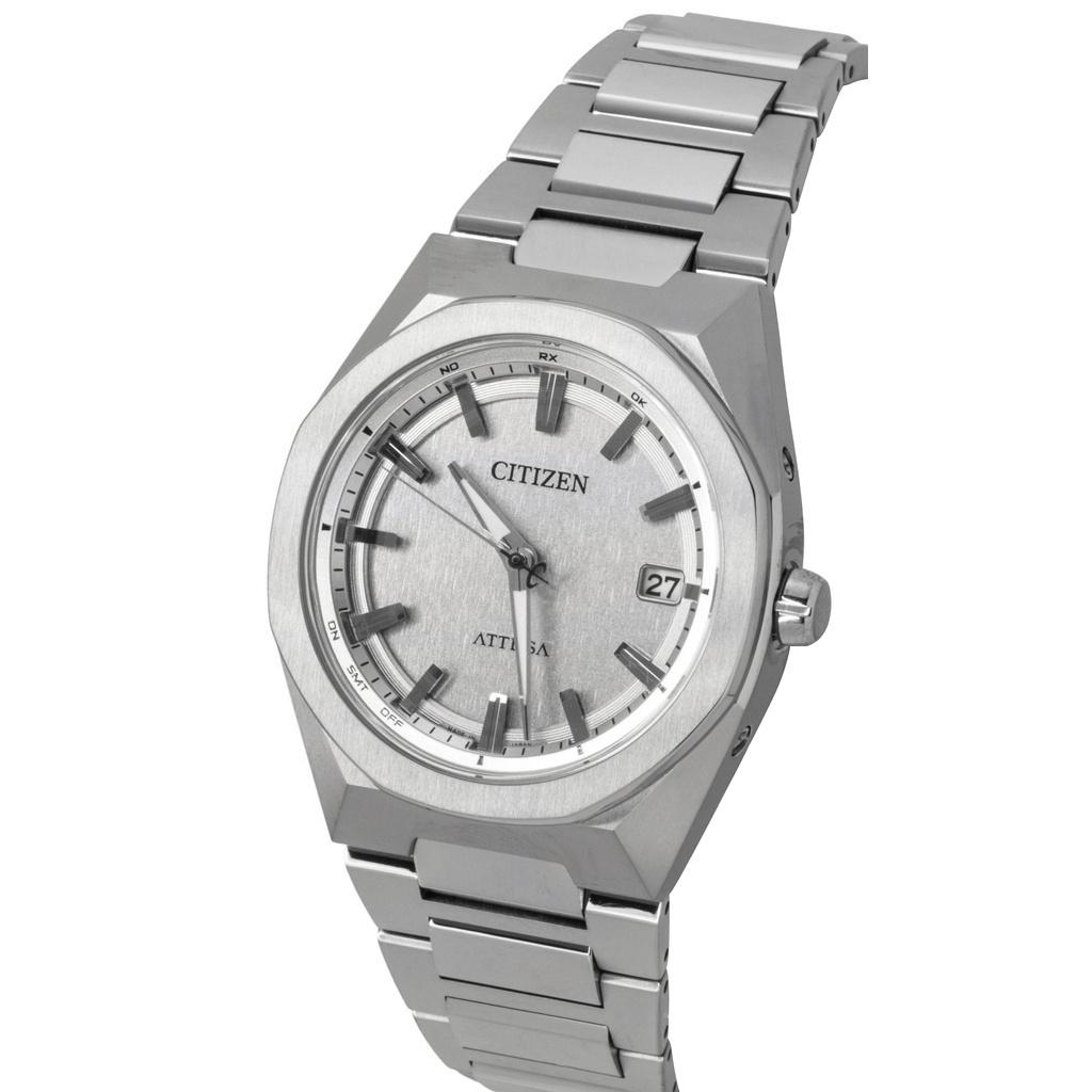 Citizen Attesa ACT Line Super Titanium Silver Dial Eco-Drive CB3040-56H 100M Men's Watch