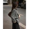 Women's Elegant Color-block Loose Blazer Jacket