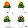 1 SET Gift Desktop Ornament Home Decor Artificial Flower Fake Potted Simulation Bonsai Plastic Plant