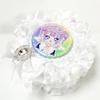 Can Badge Rosette Cake Ita Rosette Deco Oshikatsu Cat Can Badge Rosette 57mm 76mm Fake Sweets Birthday Party Without the Person Rose [efShop] [Rose