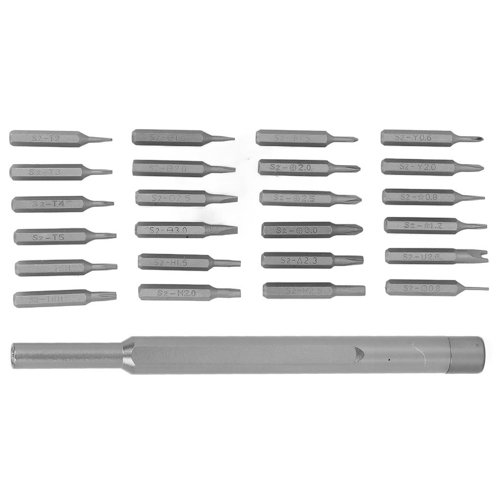 24 in 1 Schraubendreher Multifunktionale Uhrenreparatur Manuell Magnetisches Schraubendreher-Set zum Reparieren