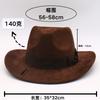 New British wide-brimmed top hat, autumn and winter jazz hat for men and women, big-brimmed suede hat, woolen gentleman's big felt hat.