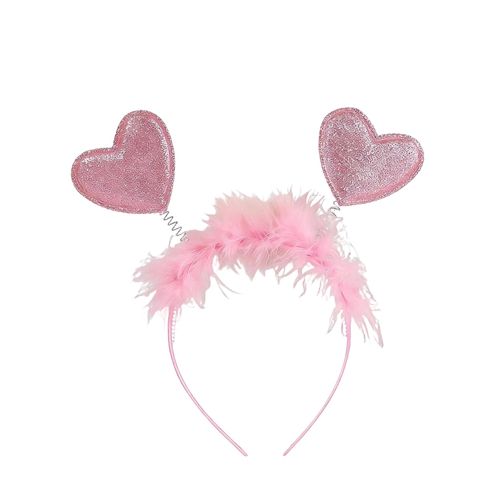 

Представляємо наш святковий обруч для волосся з серцем з паєток на День святого Валентина One Size