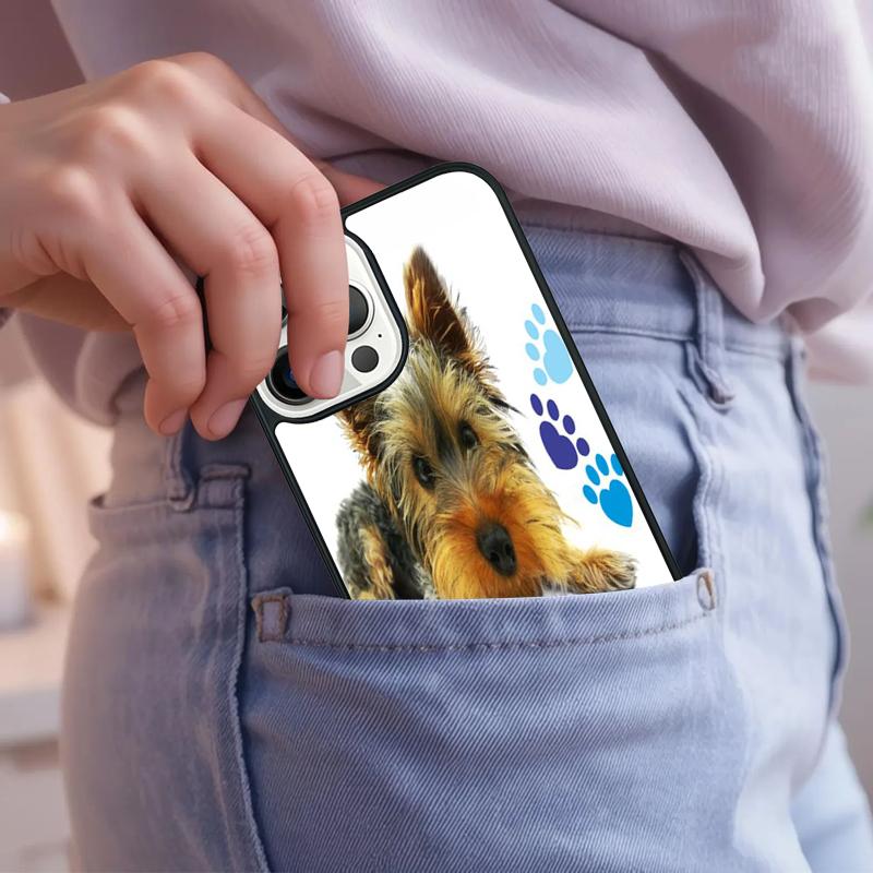 Yorkie Yorkshire Terrier Phone Case For iPhone 17 Air 15 16e 14 13 Pro Max Coque 12 11 Pro Max PLUS cover