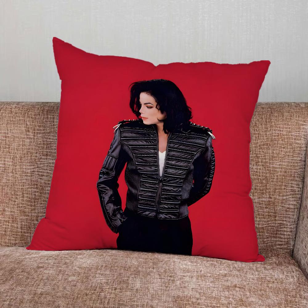 Singer M-Michael Jackson Pillow Case For Home Bedroom Car Office Decoration Living Room Sofa Cushion Cover Suitable