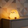 Penguin Baby Night Light USB Rechargeable LED Touch Lamp with Dimmable Glow Cute Bedside Lamp for Kids Adults Fun Novelty Gift for Home Decor