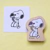 Kodomonokao Children's Face Stamp Snoopy Ice Cream Wood Piece 2283-004