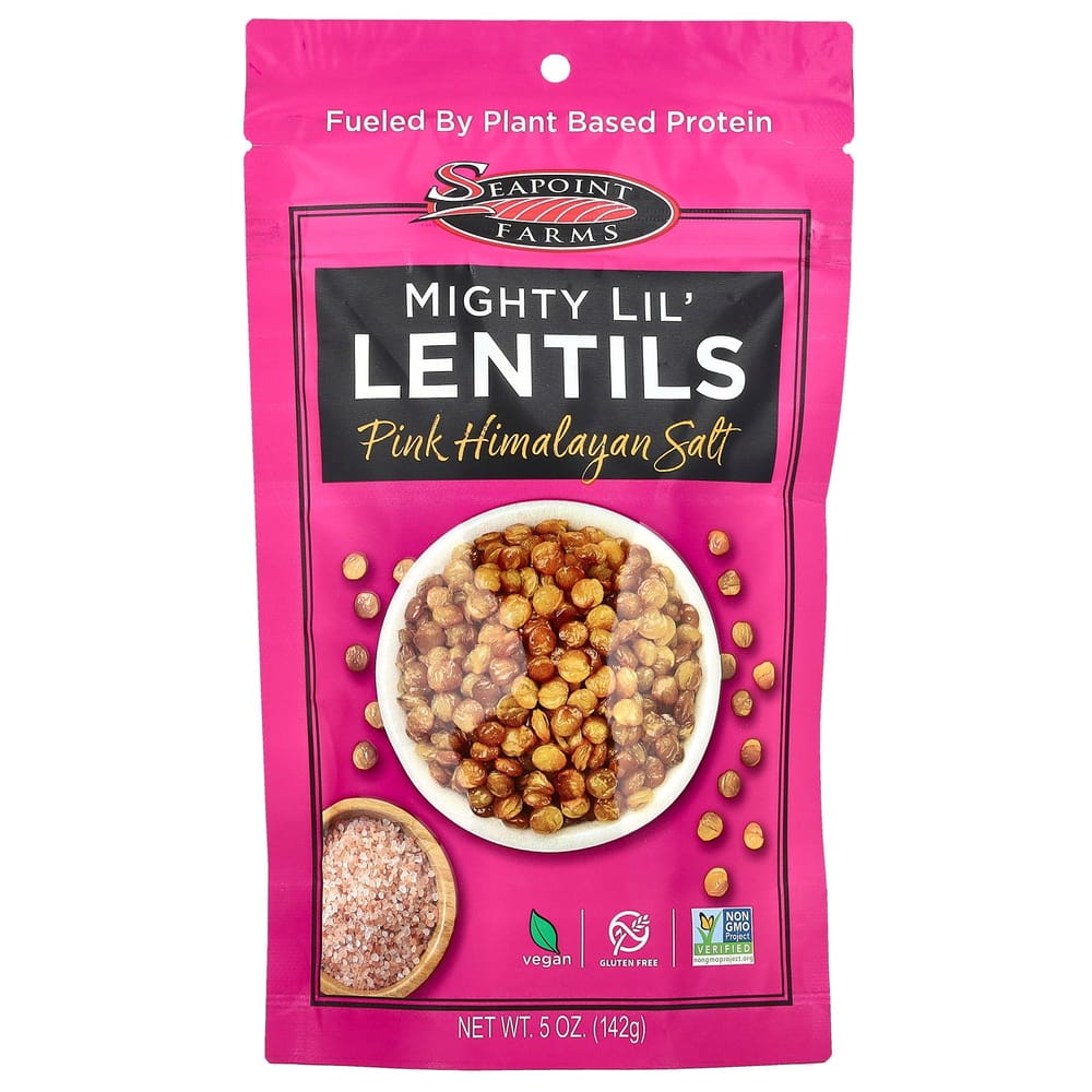 SeaPoint Farms Mighty Lil  Lentils, Himalayan Pink Salt, 142g (5oz)