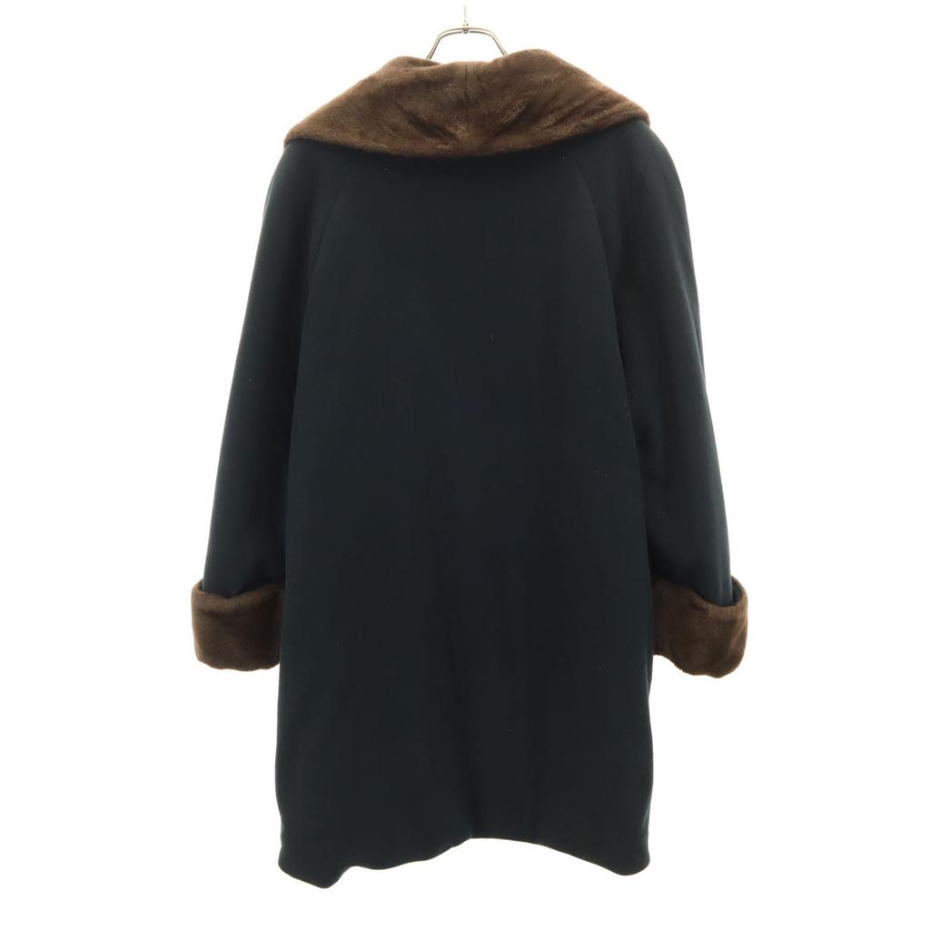 Miss Chloe 90s Made In Japan Old Shawl Collar Coat 40 Black Series Women Used