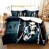 Set Biancheria da Letto Black Butler Kuroshitsuji 2/3 Pezzi Copripiumino Sebastian Ciel Cartone Animato Biancheria da Letto per Bambini Adulti Camera da Letto
