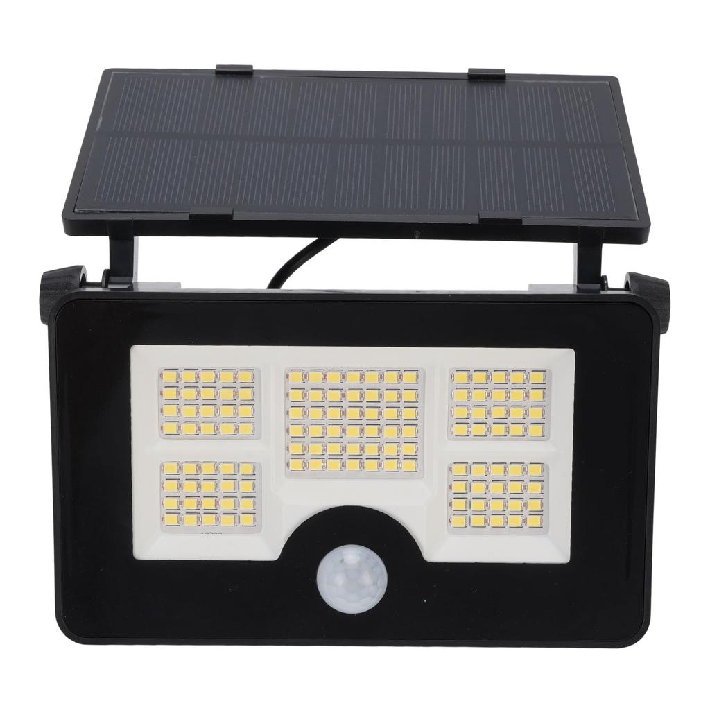 LED Solar Außenleuchte Bewegungsmelder Duale Sensoren Faltbar IP65 Regendicht Solar Sicherheitsstrahler für Hof Wand Veranda