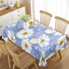 Tablecloth Rectangle Little Daisy Spring Flowers Art for Home Kitchen Tea Table Dining Room Party Wedding Decorations Tablecloth