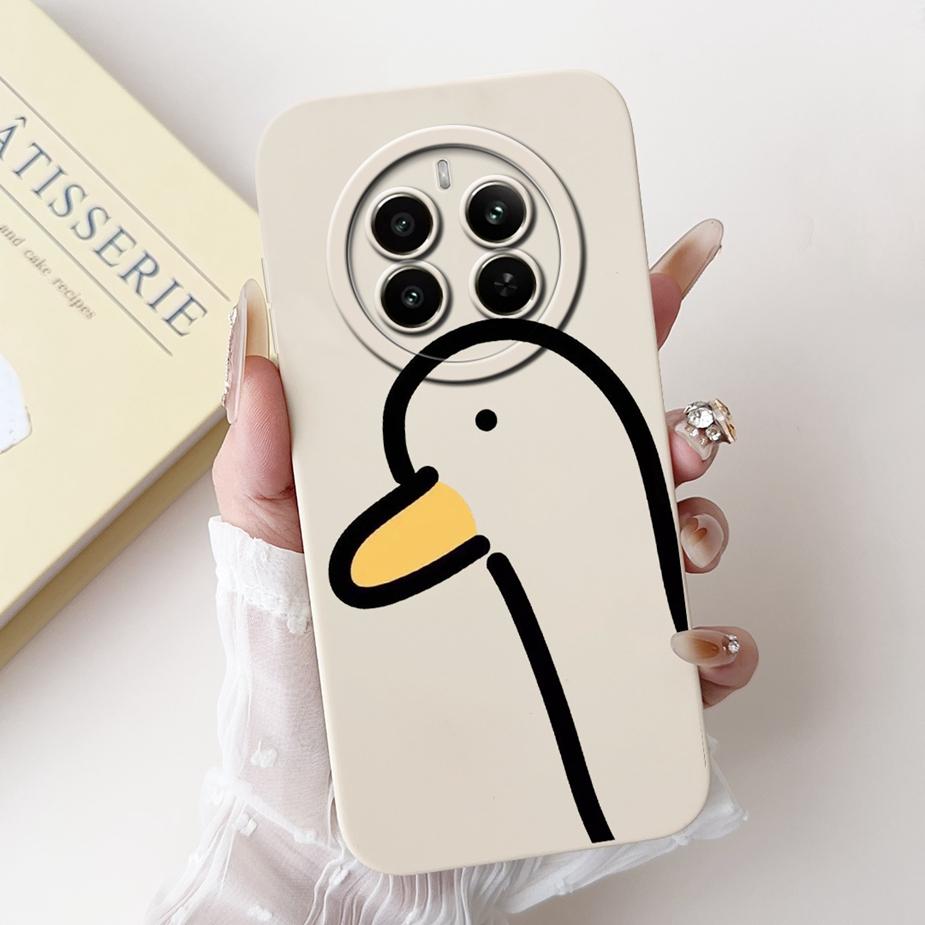For Realme 12 Pro Plus Case RMX3840 Cute Cartoon Cover Soft Silicone Phone Case For Realme 12 Plus 12X Realme12 Pro + Bags Shell