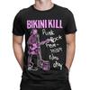Koszulka Zespołu Bikini Kill Męska Śmieszne Bawełniane Koszulki Okrągły Dekolt Krótki Rękaw T-Shirt Odzież Plus Size