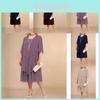 Elegant Chiffon Dress For Women With Layered Ruffle Details For Office Wear