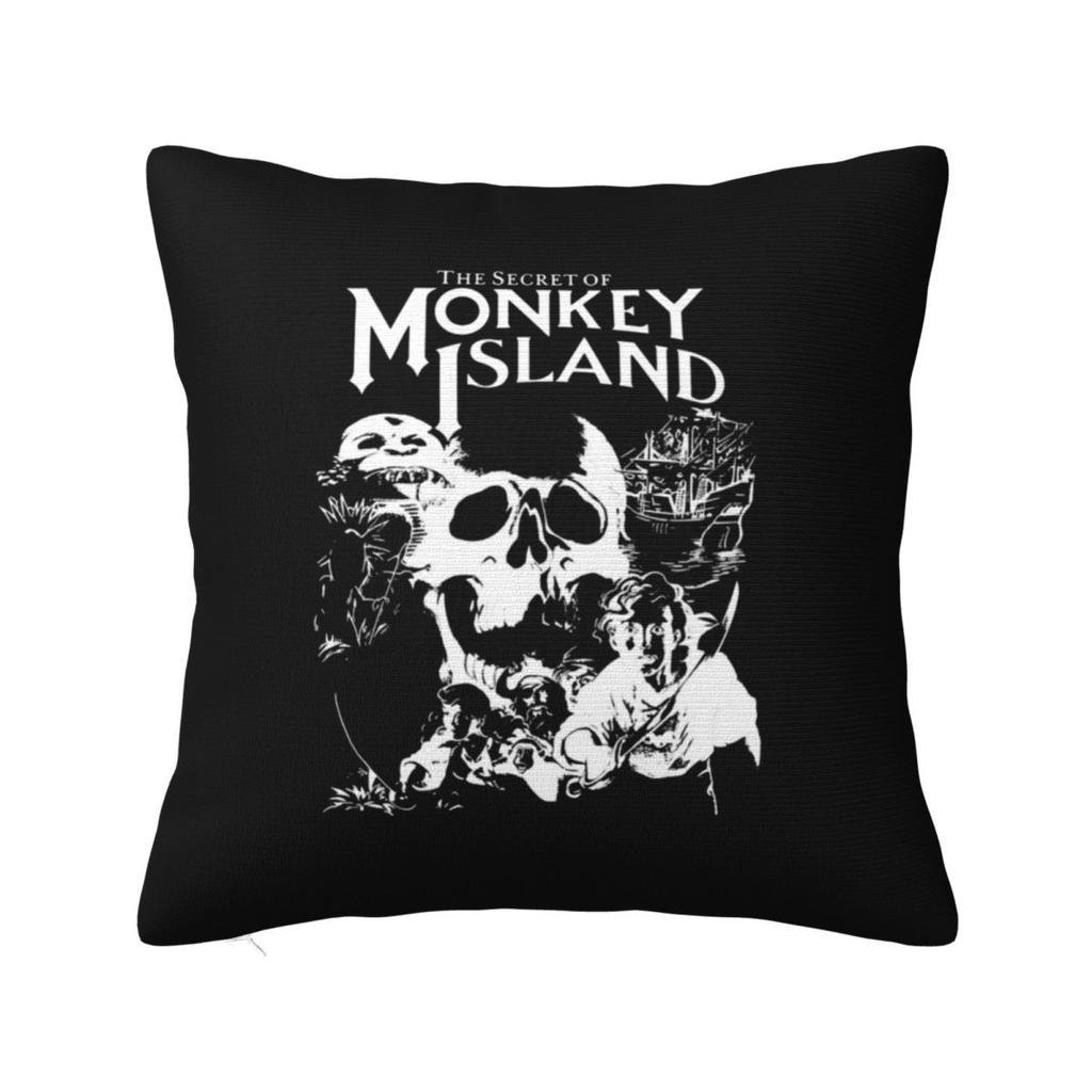 Secret Of Monkey Island Square Pillowcase Cushion Cover Pillow Case Throw Pillow Cover for Home Sofa Living Room