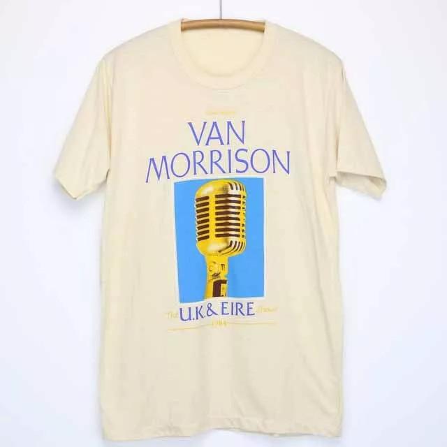 

1984 Van Morrison UK and Eire Shows Volume 1 White ALL size T-Shirt QQ343 Unisex T-Shirt XXXXL