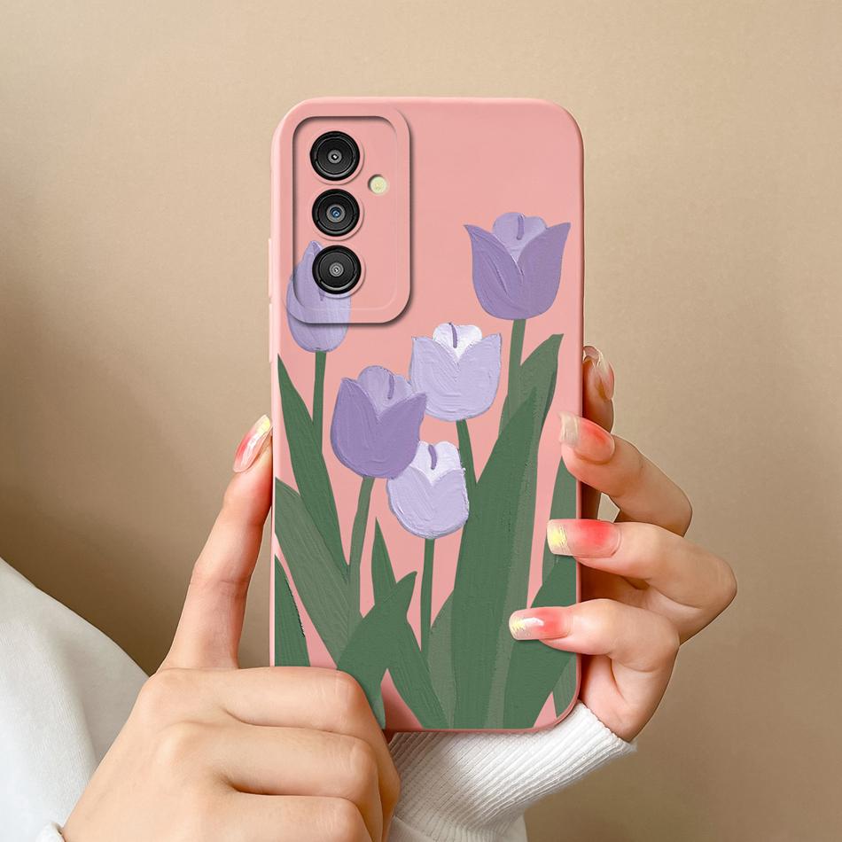 For Samsung A15 A14 Phone Case Hawaii Vacation Style Back Cover Liquid Silicone Camera Protector For Samsung A 15 Carcasa Capa
