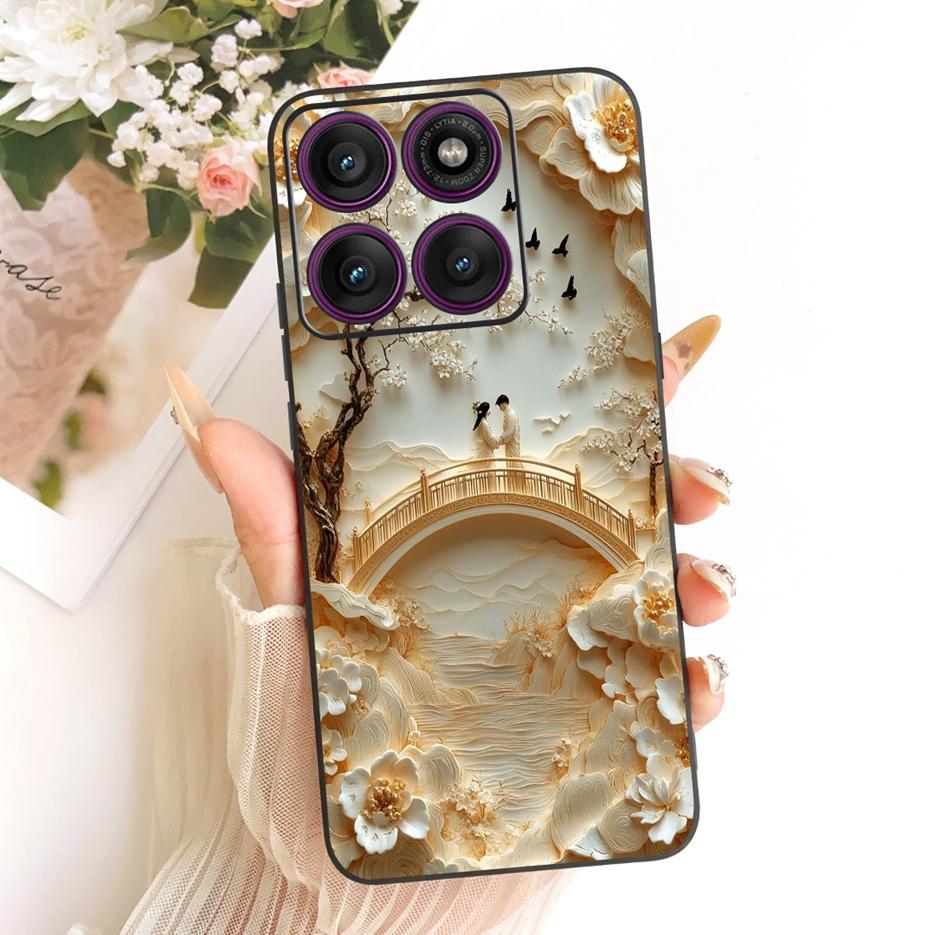 For Motorola Edge 60 Fusion Case Edge60 S Luxury Candy Painted Cover Soft Silicone Case For Motorola Edge 60 Pro Edge60 5G Shell