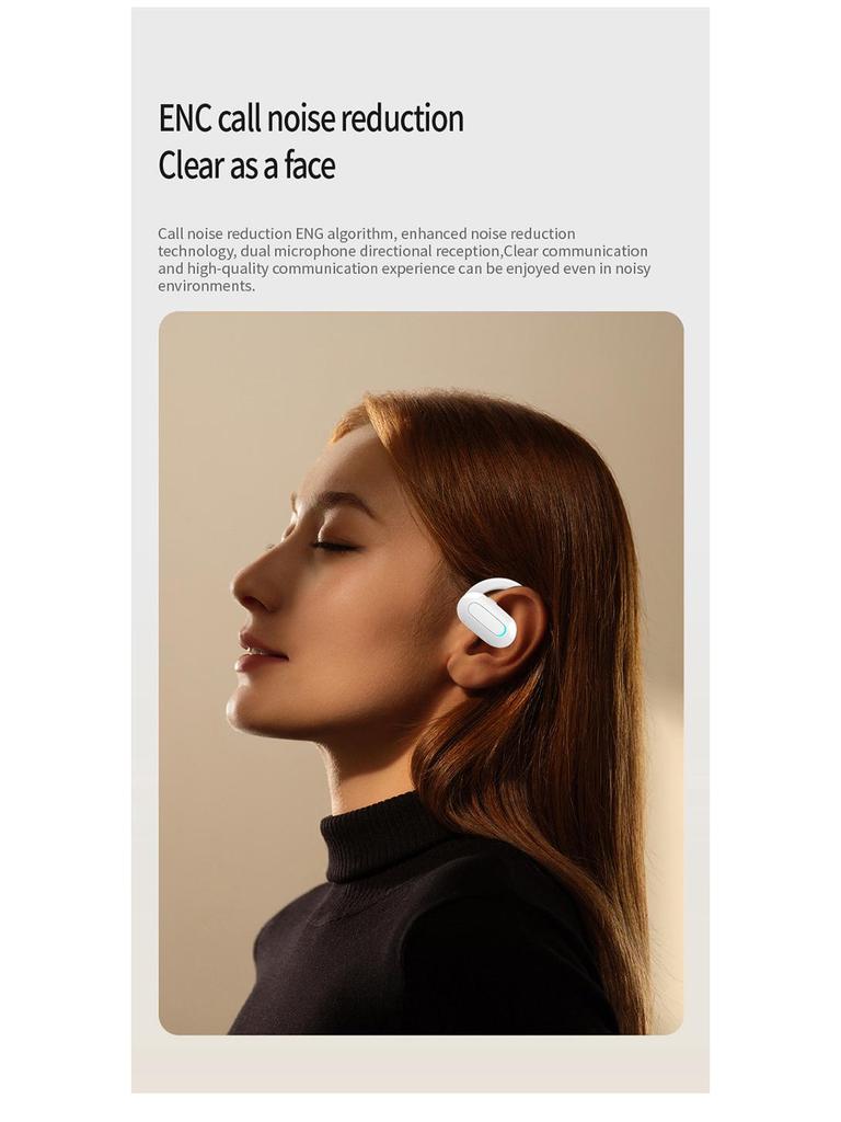 MF9 Single Ear Hook Bluetooth Earphone - Adjustable Sport & Business Design, Not In-ear.