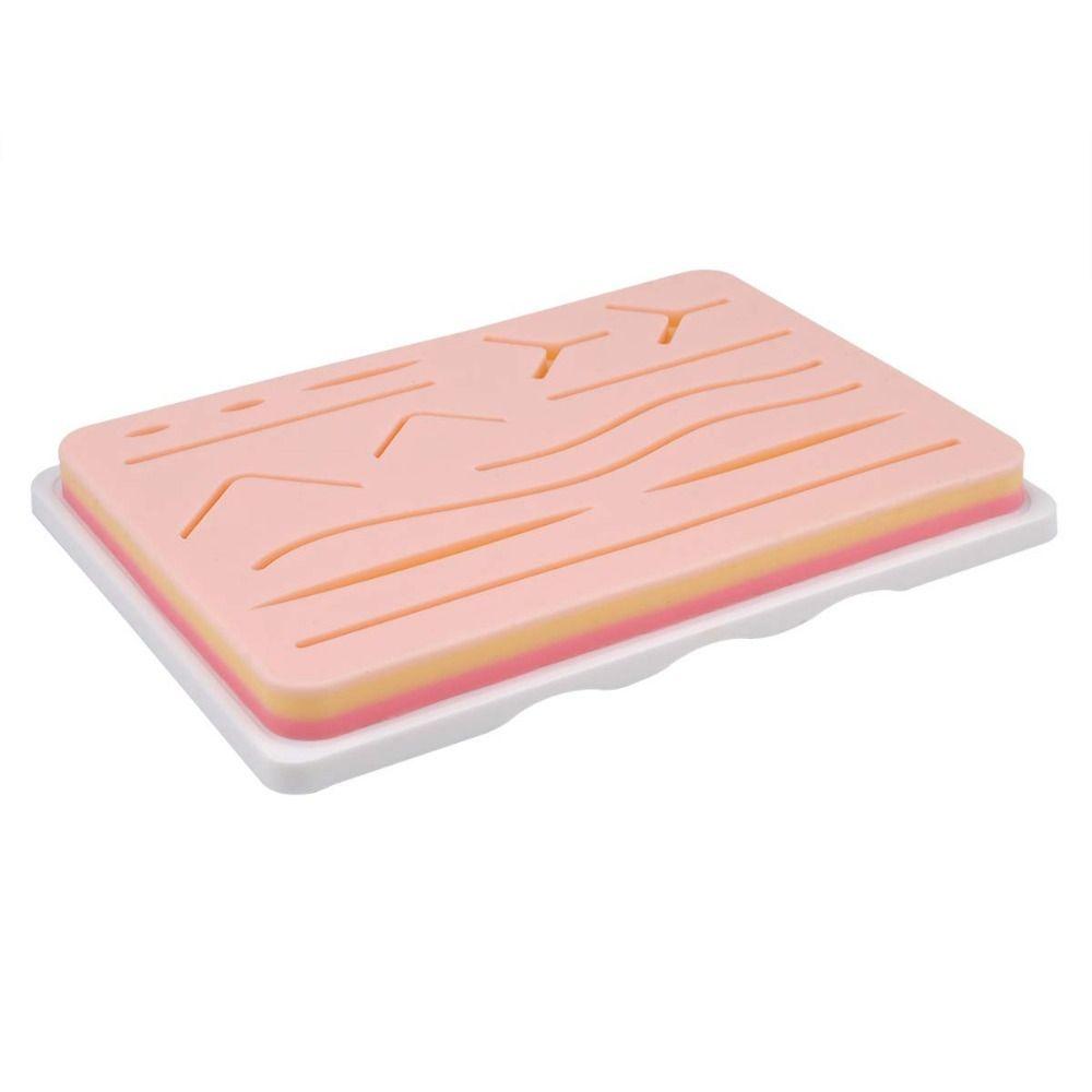 14 Wounds Silicon Skin Pad 3 Layers Training Skin Model Durable Stitching Pad  Nurses