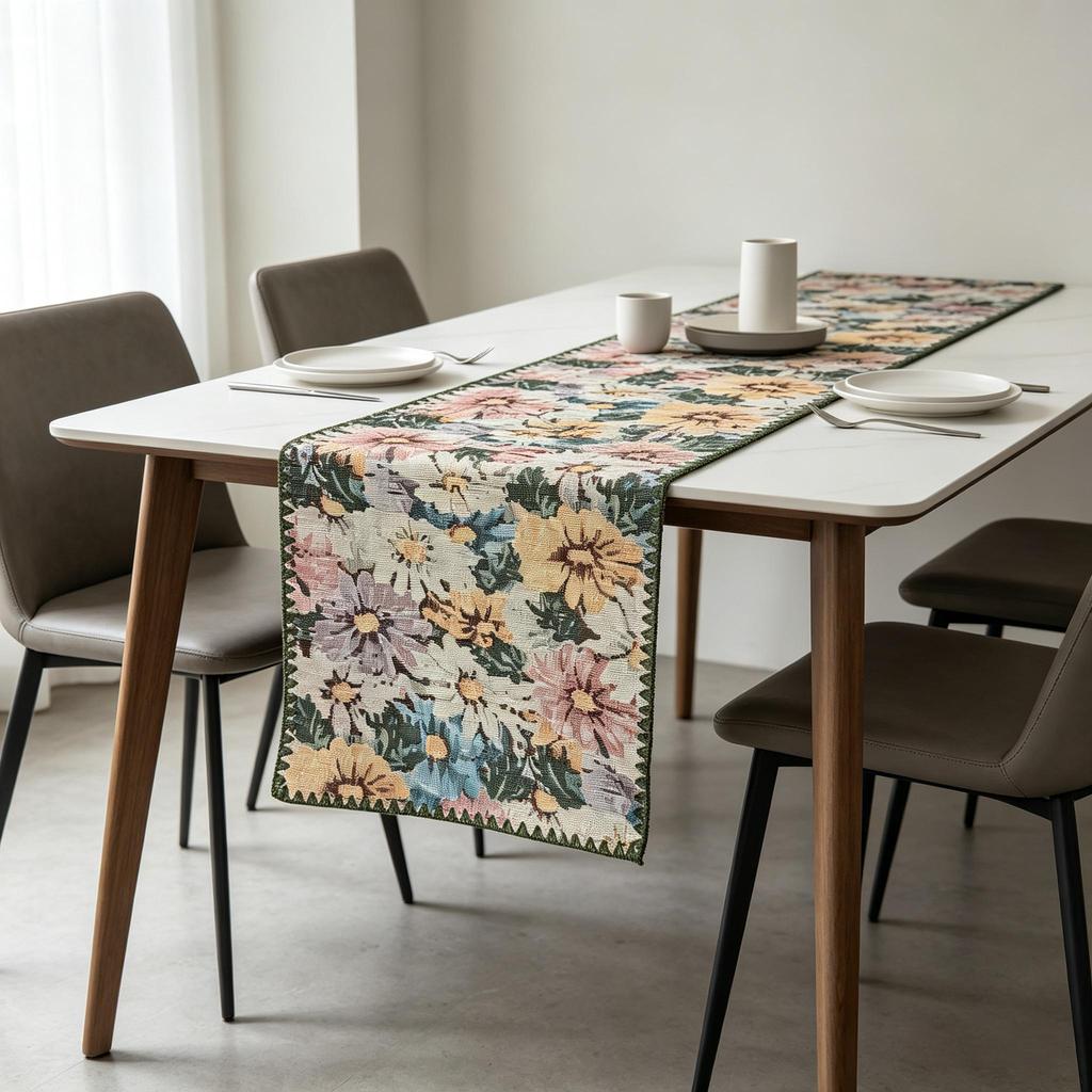 All-match Tablecloth Mat Dining Table, TV Cabinet & Center Table Nordic Cotton Linen Table Runner