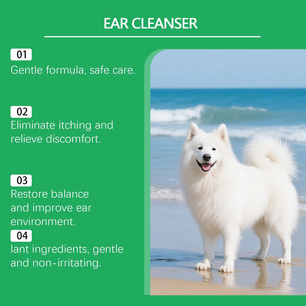 Pet Ear Cleanser Ear Cleanser Pet Ear Cleanses Moisturizing And Soothing Ear Canals Nourishing Ear Cleanser 50ML