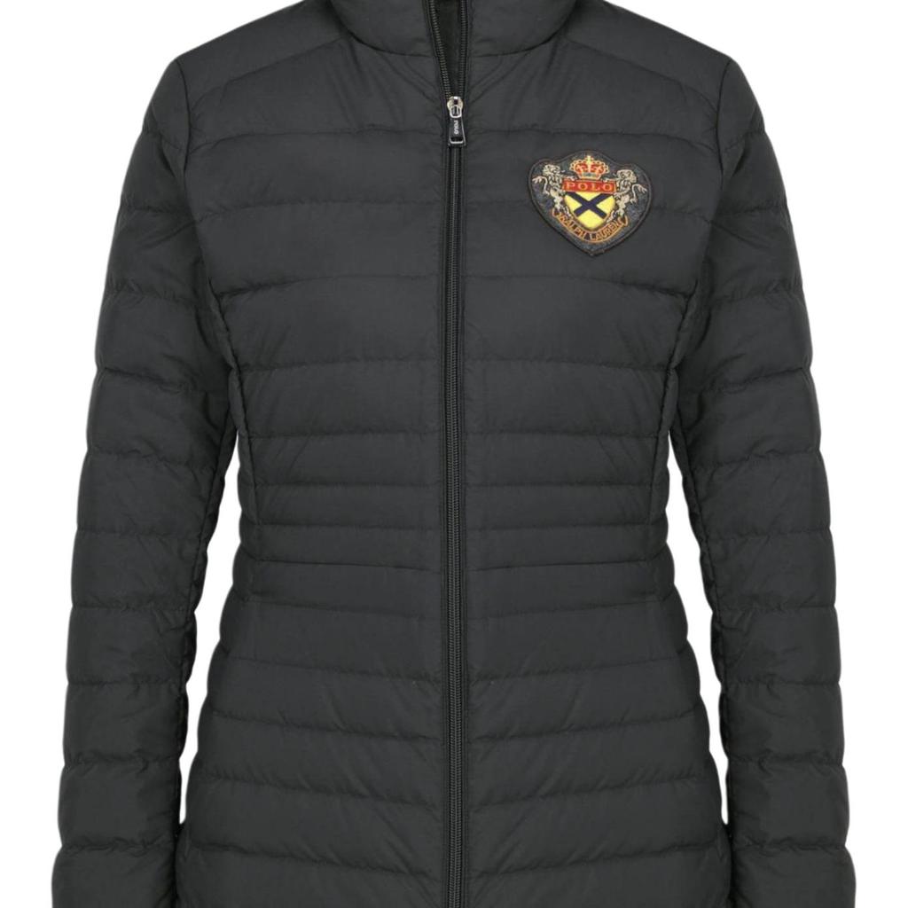 Polo Ralph Lauren Logo Embroidered Stand Collar Long Sleeve Down Jacket Women outerwear 211782401-001