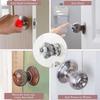 WTEMPO 2PCS Door Knob Printed Covers Door Knob Protector Cover Wall Protectors Reusable Washable Door Handle Cover for Round Door Handle Protection