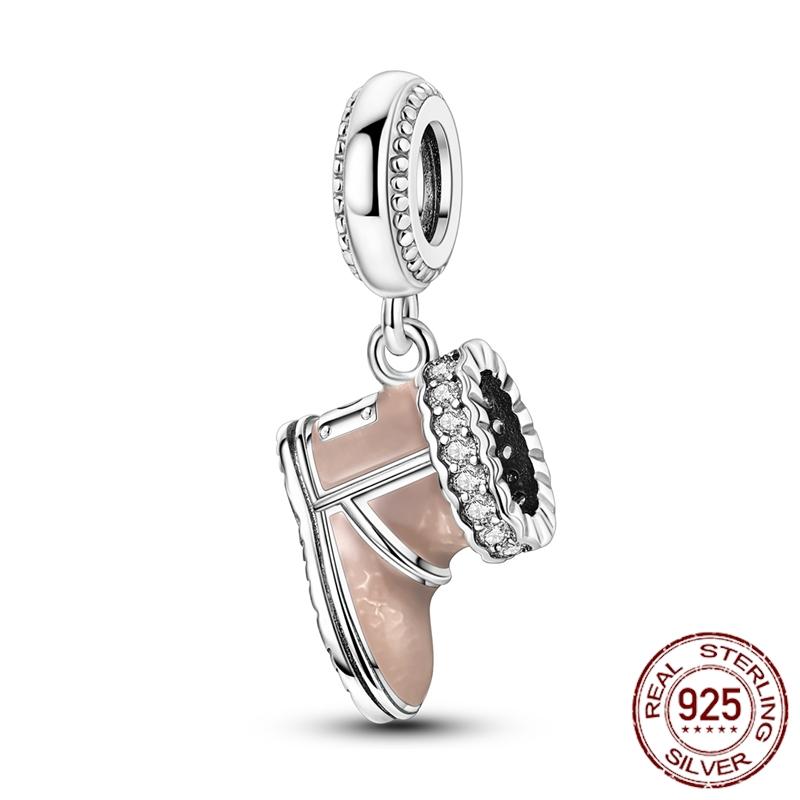 Copper Dragon Firefly Butterfly Puppy Heart Plane Travel Charms Fit Original Bracelet Zircon For Women Gift Gift