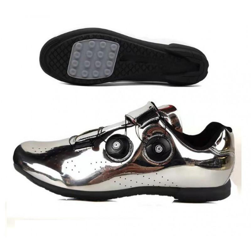 Scarpe da Ciclismo Uomo Donna Con Compatibilità Tacchette Strada MTB Bici Traspiranti Suola Rigida Calzature Performance