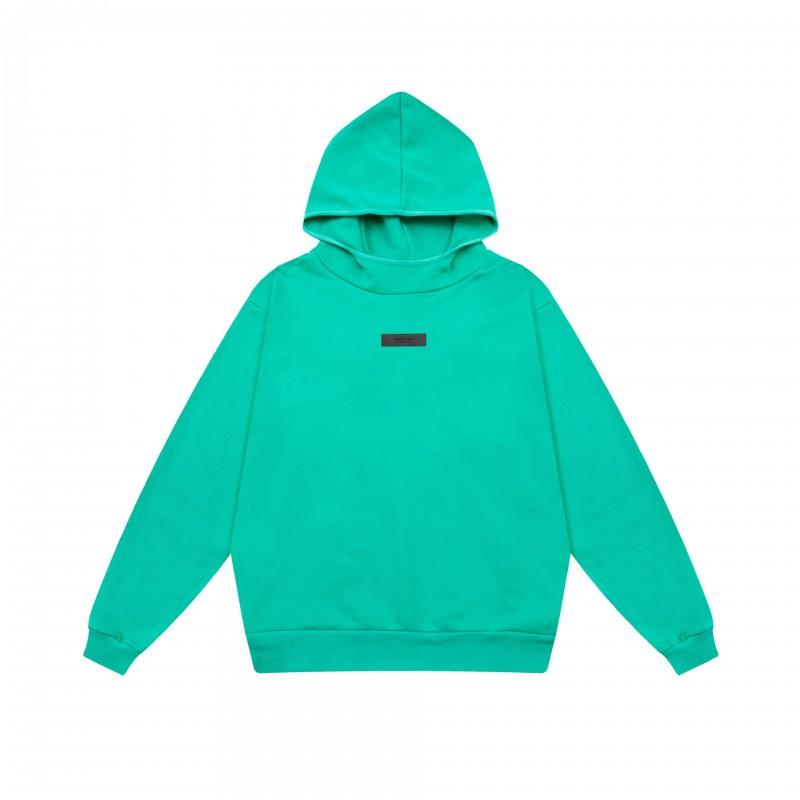 Unisex FOG Icon Double-Line Hoodie Cotton Warm Fleece Lined Crewneck Sweatshirt Winter Streetwear