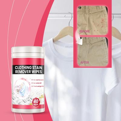Clothes Stain Remover Wipes Stain Remover Stubborn Stains Grease Mild Stain Remover Detergent 1ml