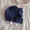 Korean Lace Hair Band Crystal Women Hair Scarf Vintage Denim Triangle Headscarf  Children
