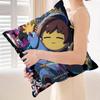Anime Undertale Game Cushion Cover Inches Farmhouse Decor Home Throw Pillow Covers For Couch Decorations