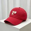 Simple Love Three-dimensional Letter Embroidery Baseball Cap for Men and Women Couples Versatile Peaked Cap Showing a Small Face