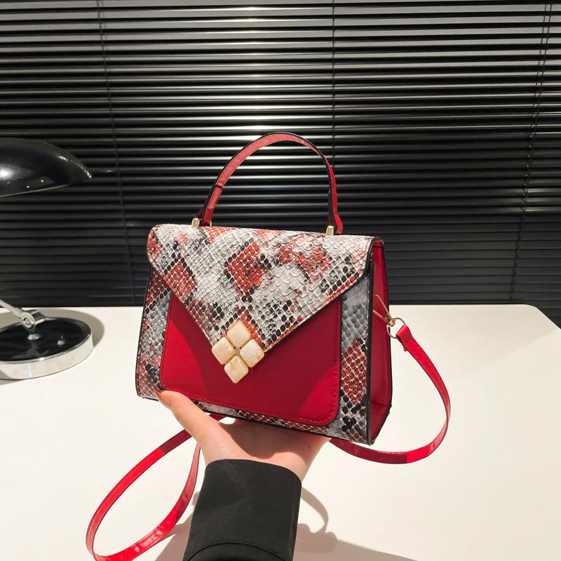 Niche Design Bag Female Beauty 2025 Autumn Shoulder Bag Portable Small Square Bag Personalized Foreign Style Oblique Span Women's Bag