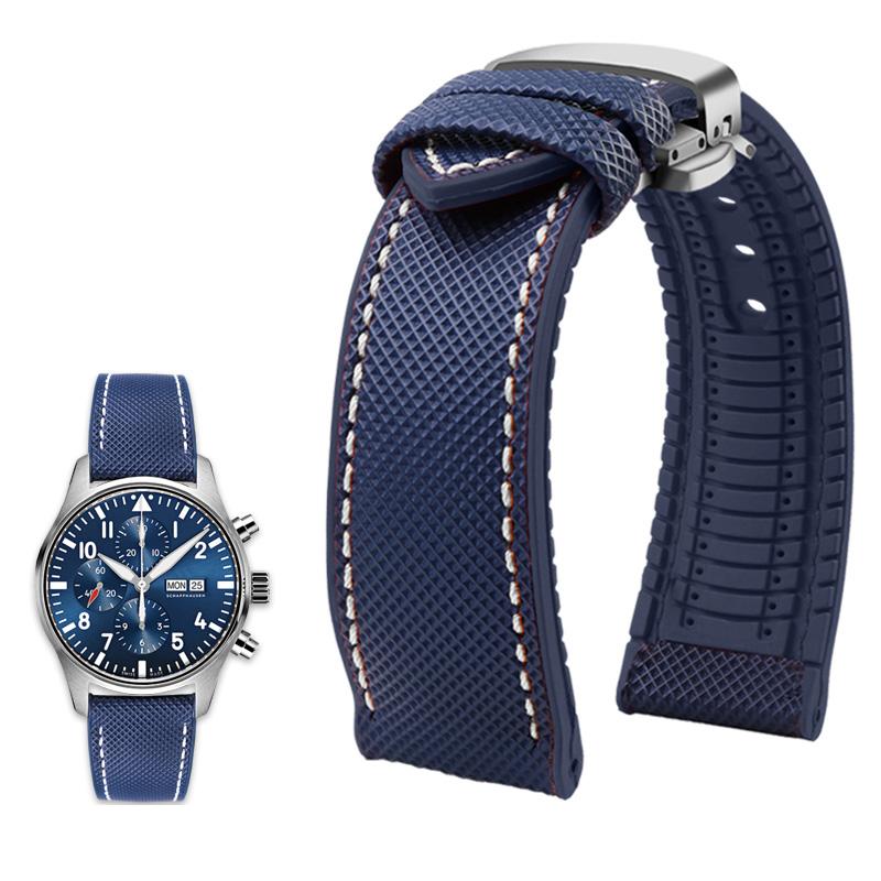 

Классический 20 мм 21 мм 22 мм холст нейлон для часов Seiko резиновый ремешок водонепроницаемый ремешок для часов для мужчин Tissot Citizen Mido аксессуары для часов 20mm