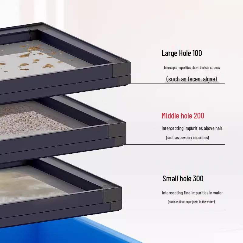 Aquarium Bodenfilter Trennwand zur Fischabfalltrennung