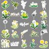 50 Dandelion Cartoon Plant & Flower Stickers - Waterproof Graffiti Decorations for Journals & Computers
