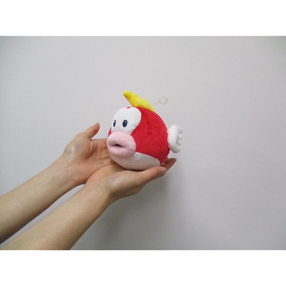 Sanei Boeki Super Mario All Star Collection Pukupuku Plush Toy 13.5x16.5x13cm